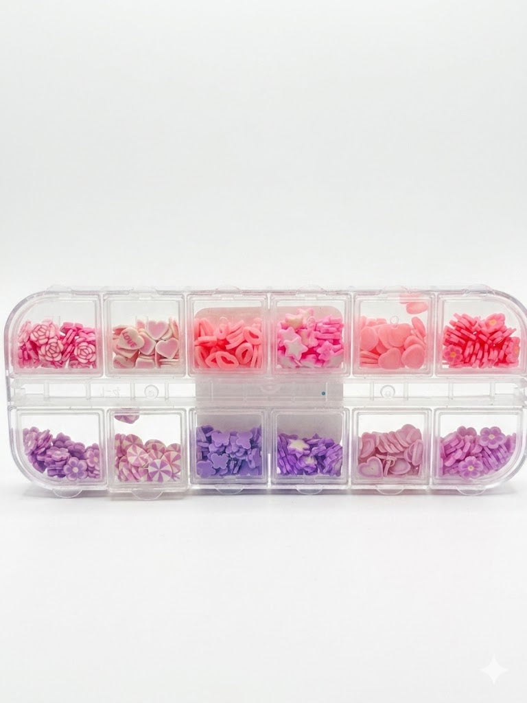Pink + Purple Mix - Polymer Clay Sample Pack