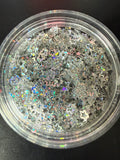Holographic Stars- Shape Glitter