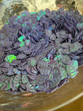Iridescent Purple Shells - Shape Glitter