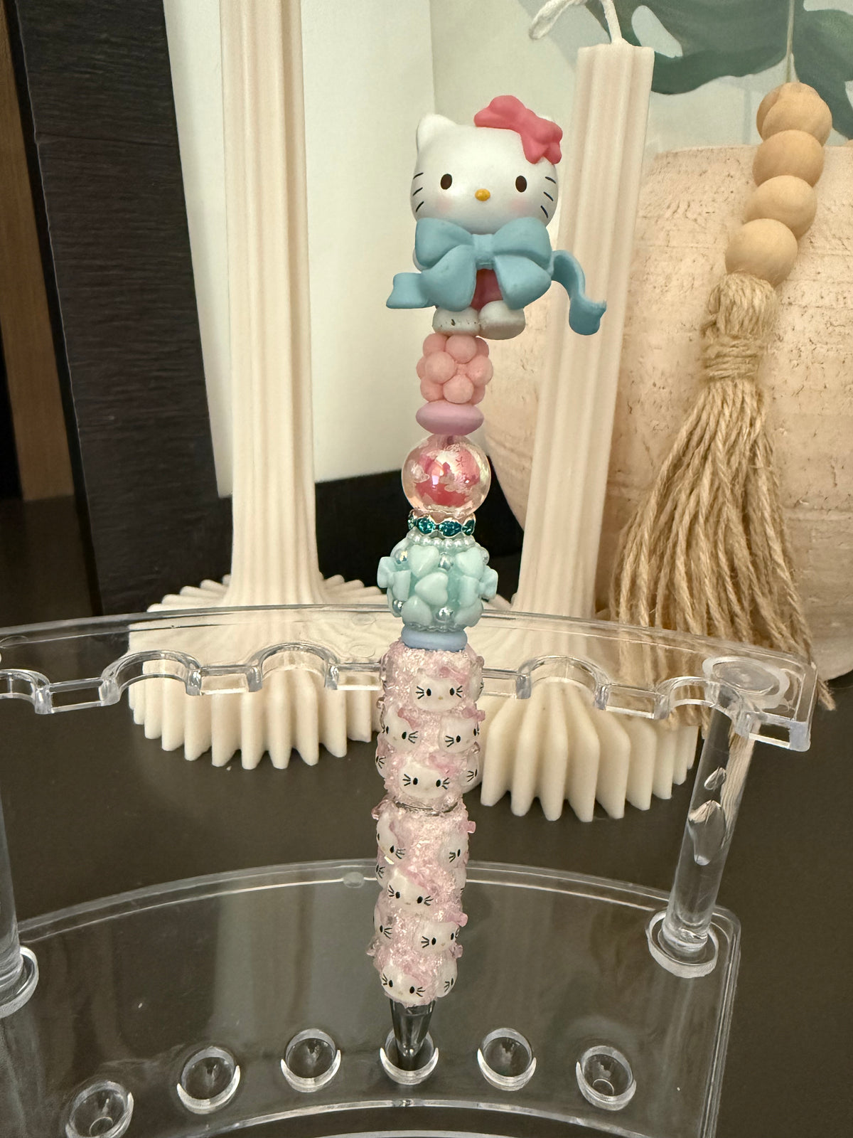 Premade Beadable Pen w/ Character