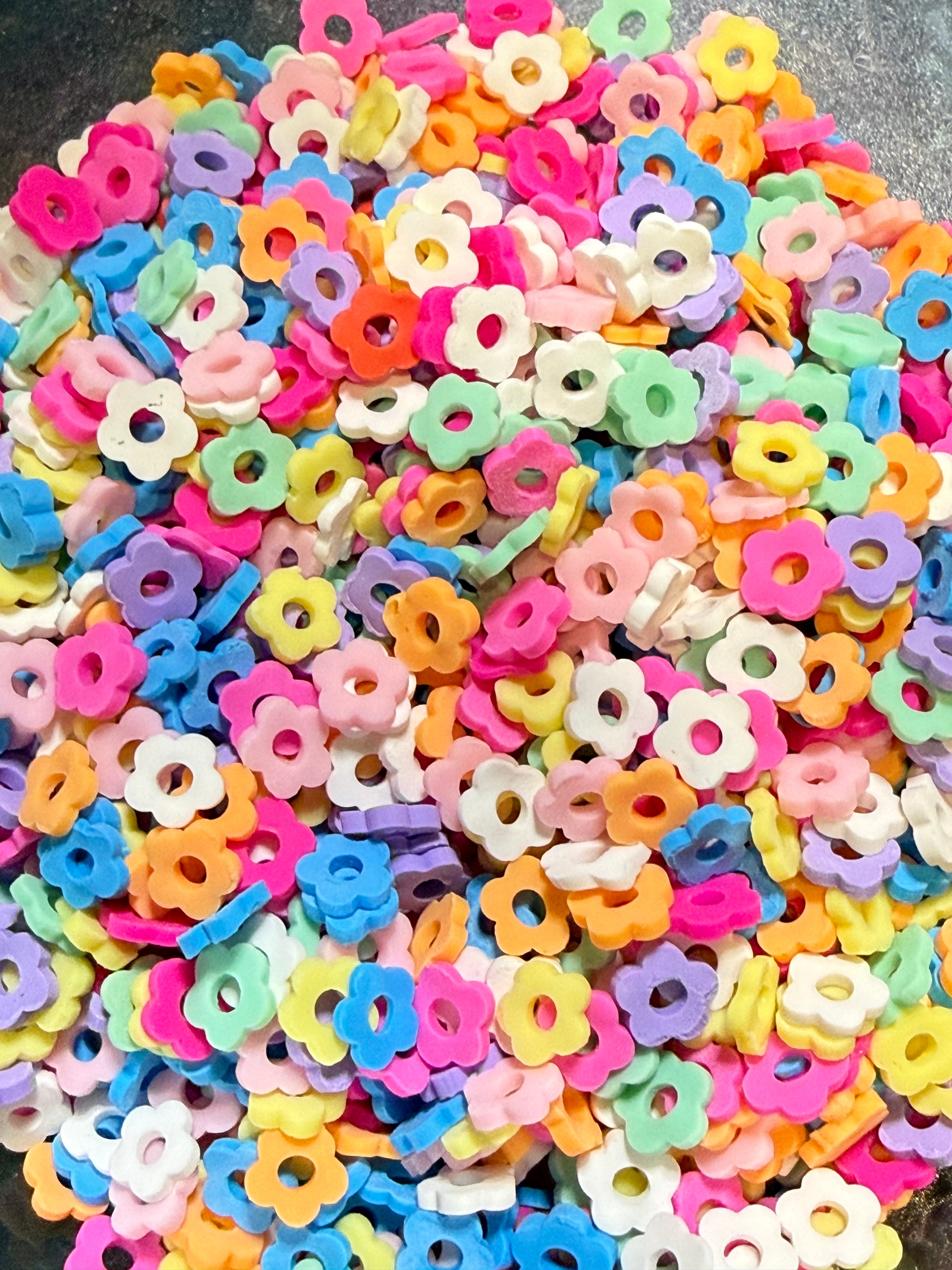 Pastel Flowers - Polymer Clay
