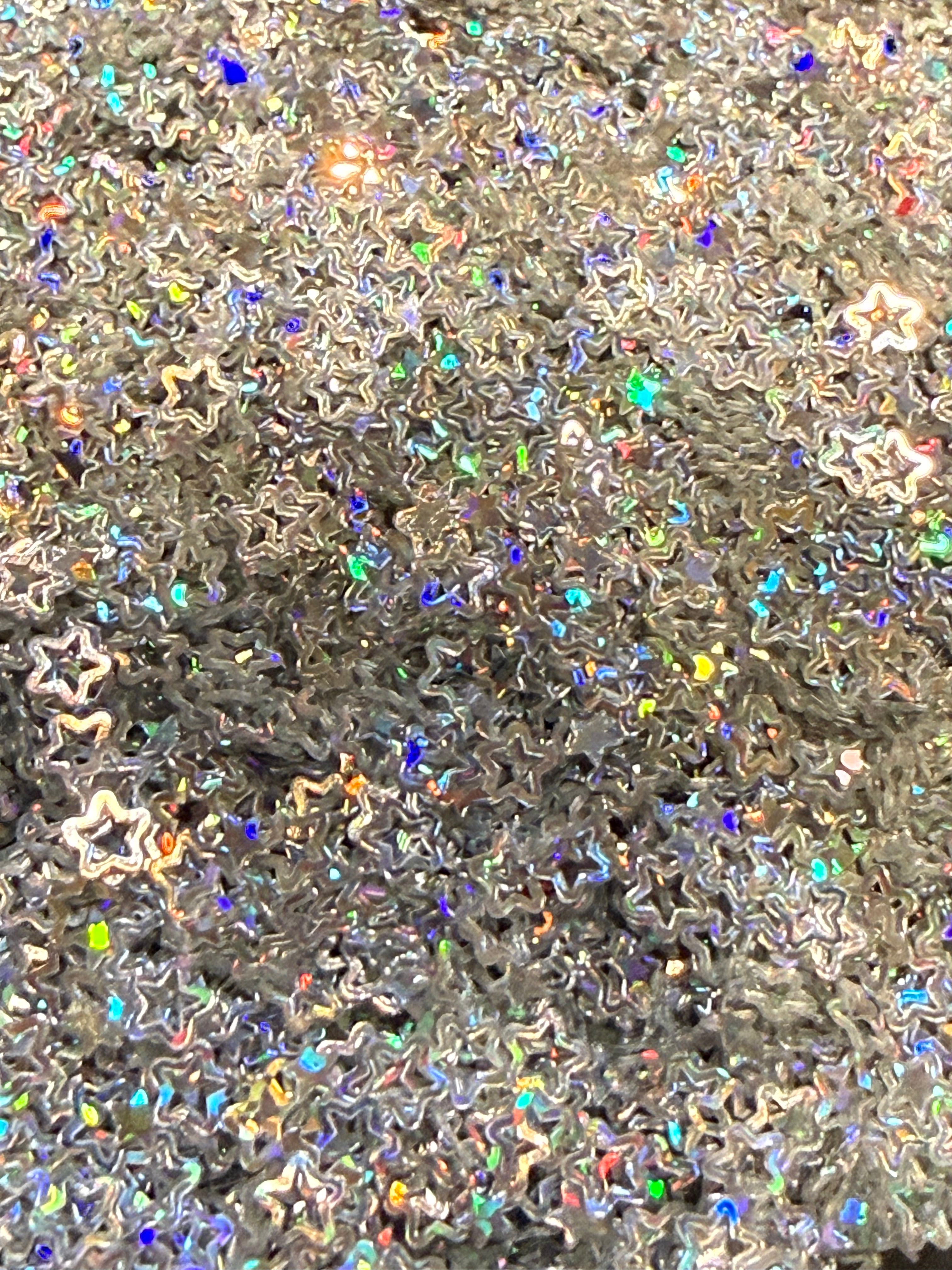 Holographic Stars- Shape Glitter