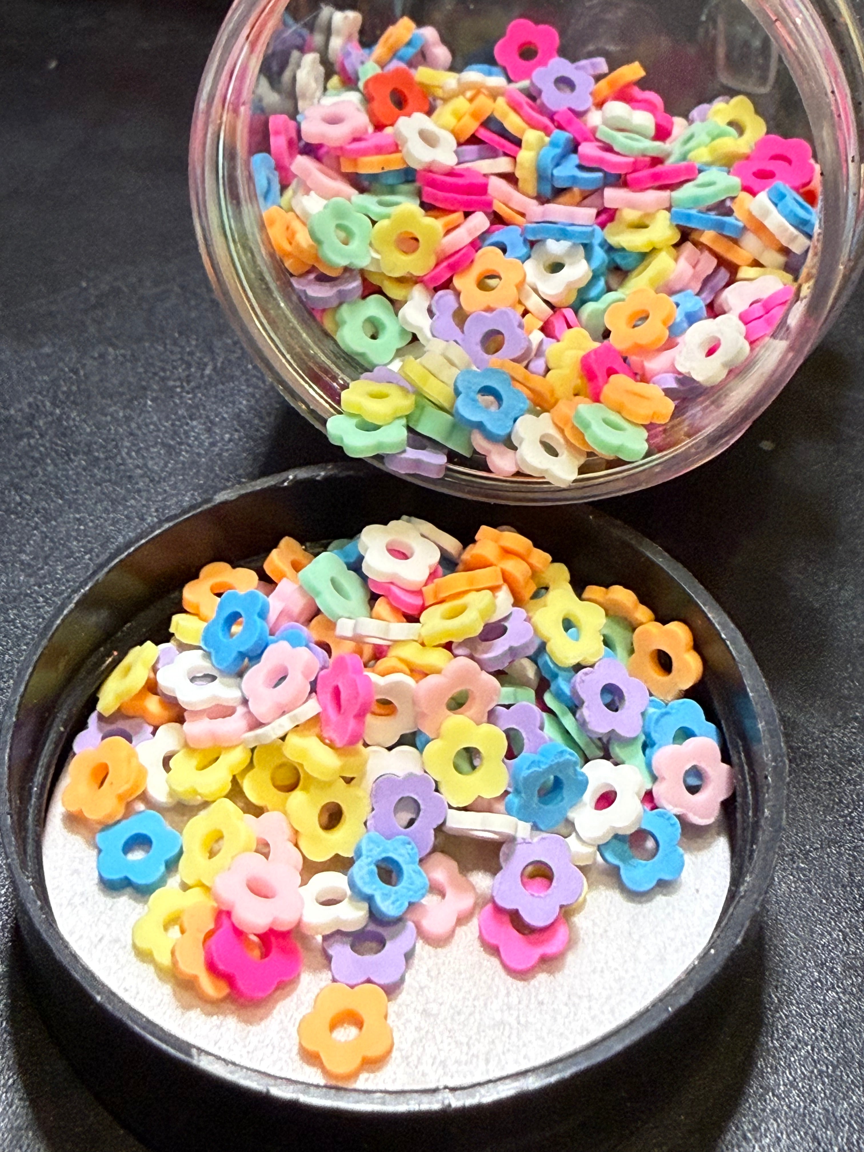 Pastel Flowers - Polymer Clay