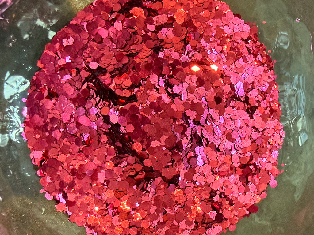 Cranberry Crush - Chunky Metallic