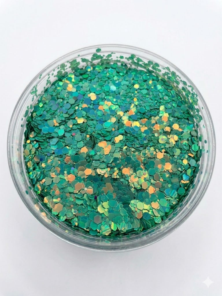 Neon Cactus - Chunky Iridescent