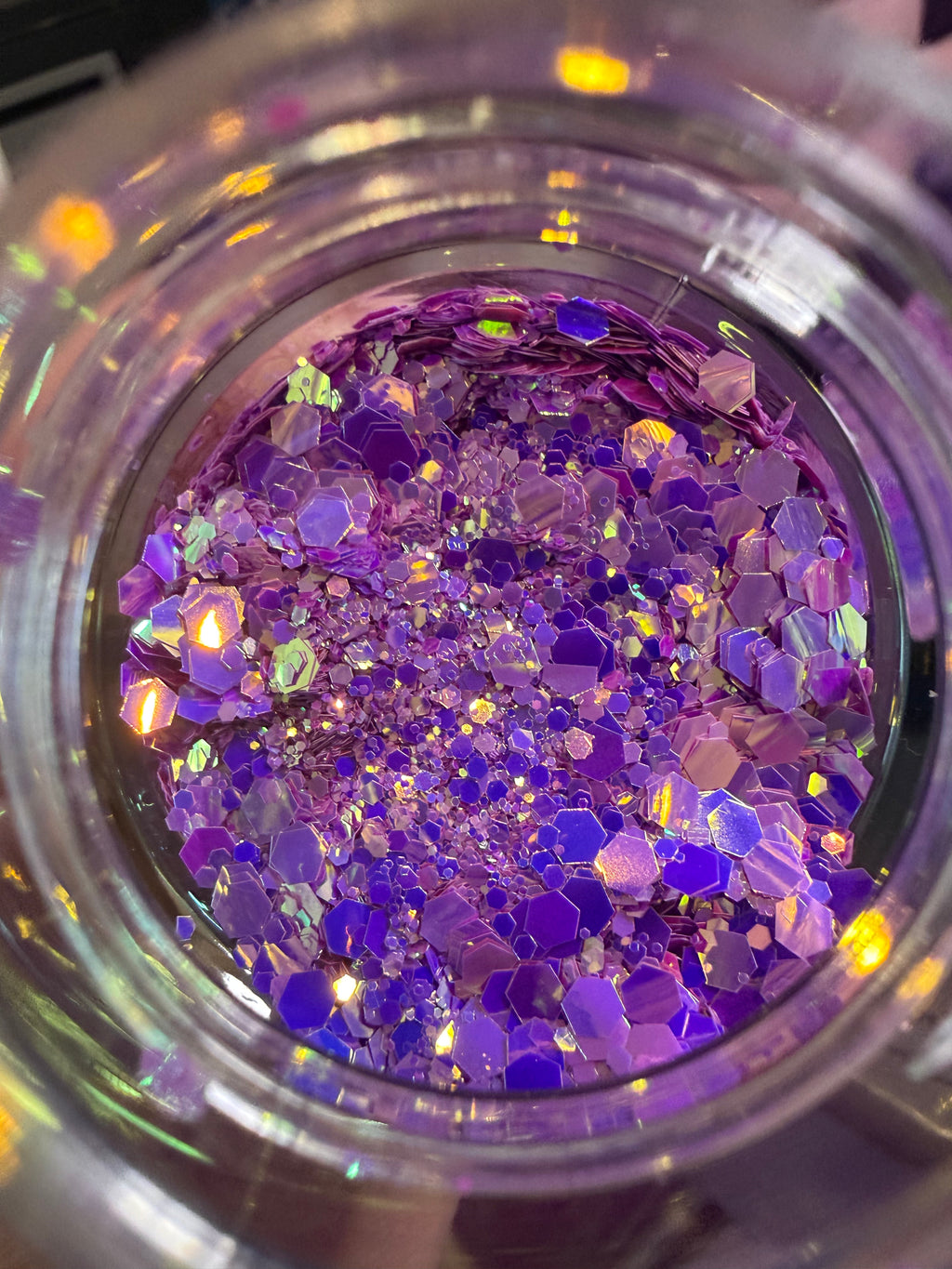 Amethyst - Chunky Iridescent