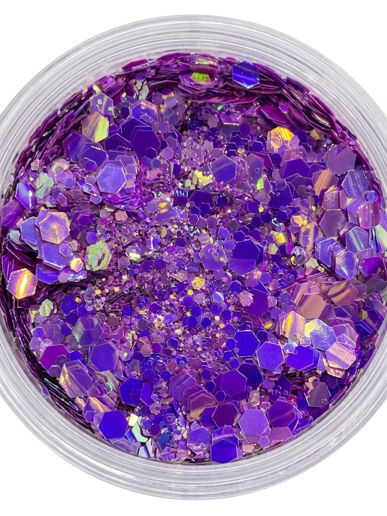 Amethyst - Chunky Iridescent