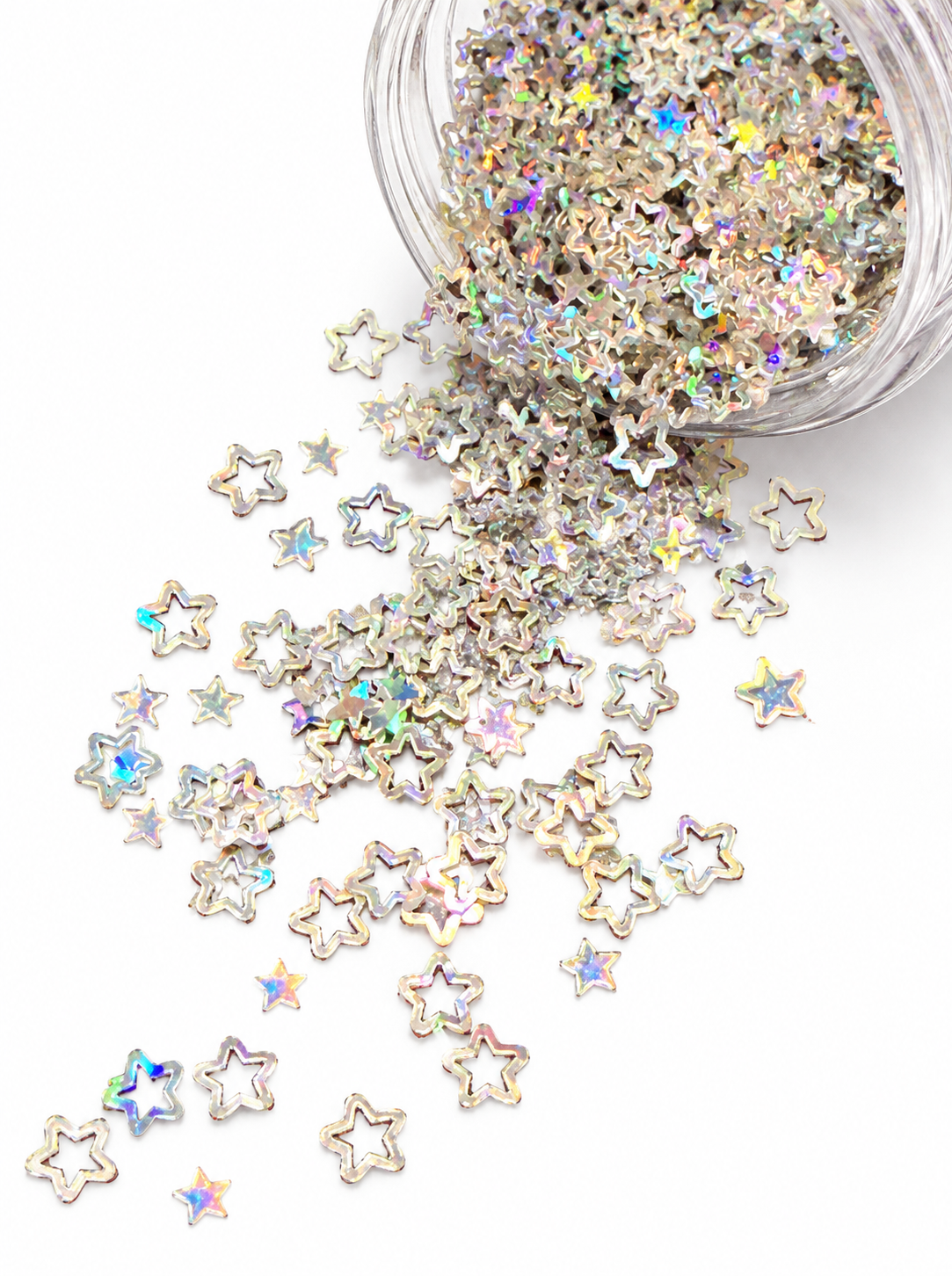 Holographic Stars- Shape Glitter
