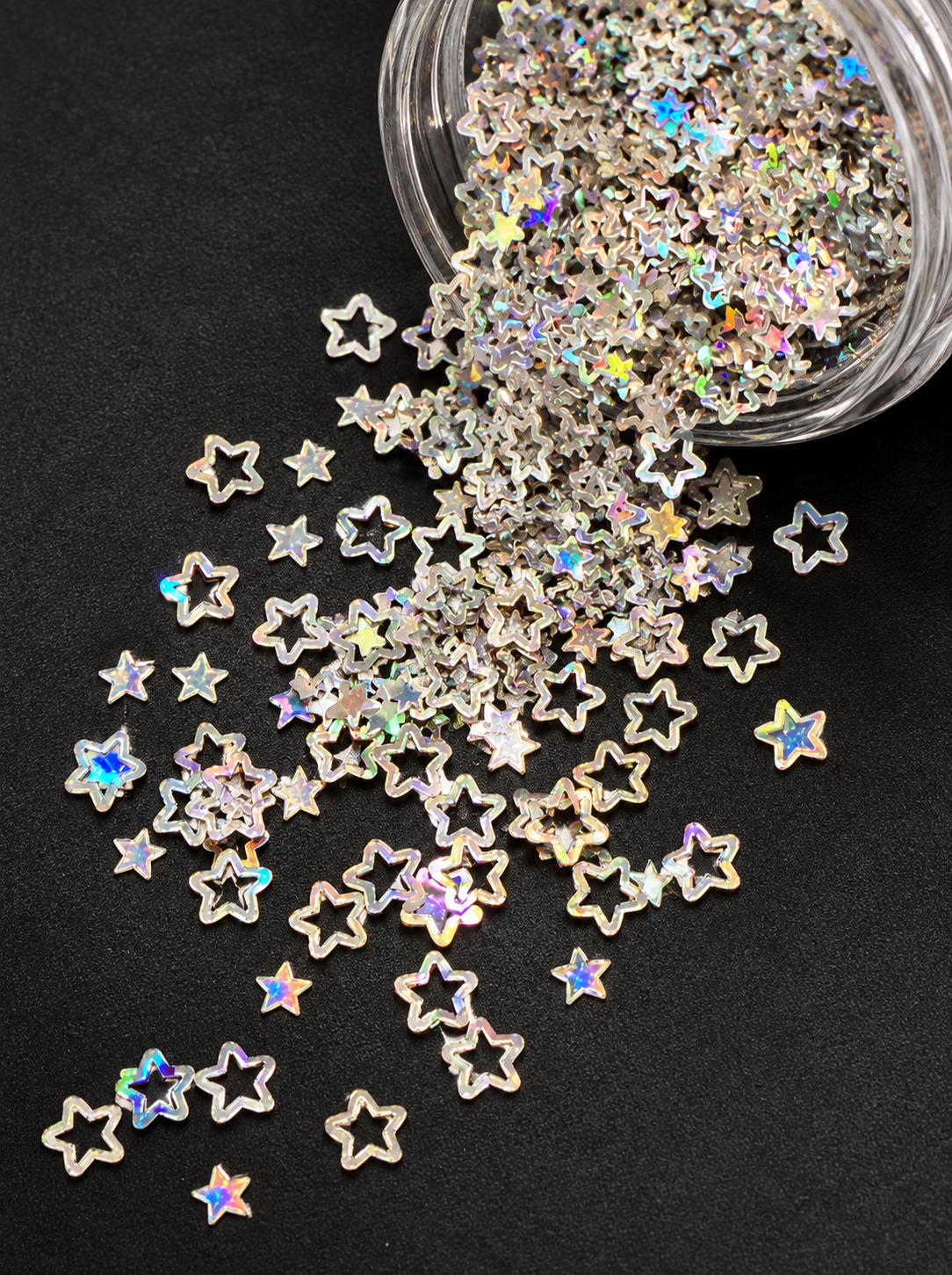 Holographic Stars- Shape Glitter