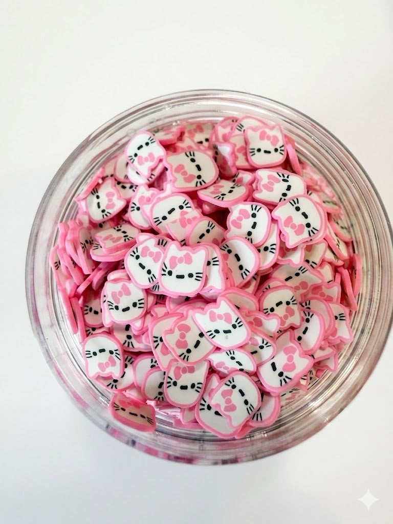 Pink Kitty (HK) - Polymer Clay