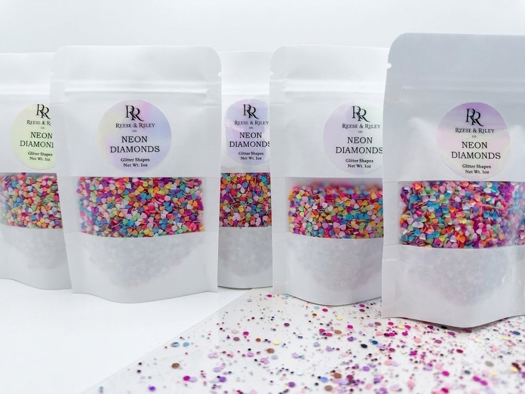 Neon Diamonds - 3D Glitter