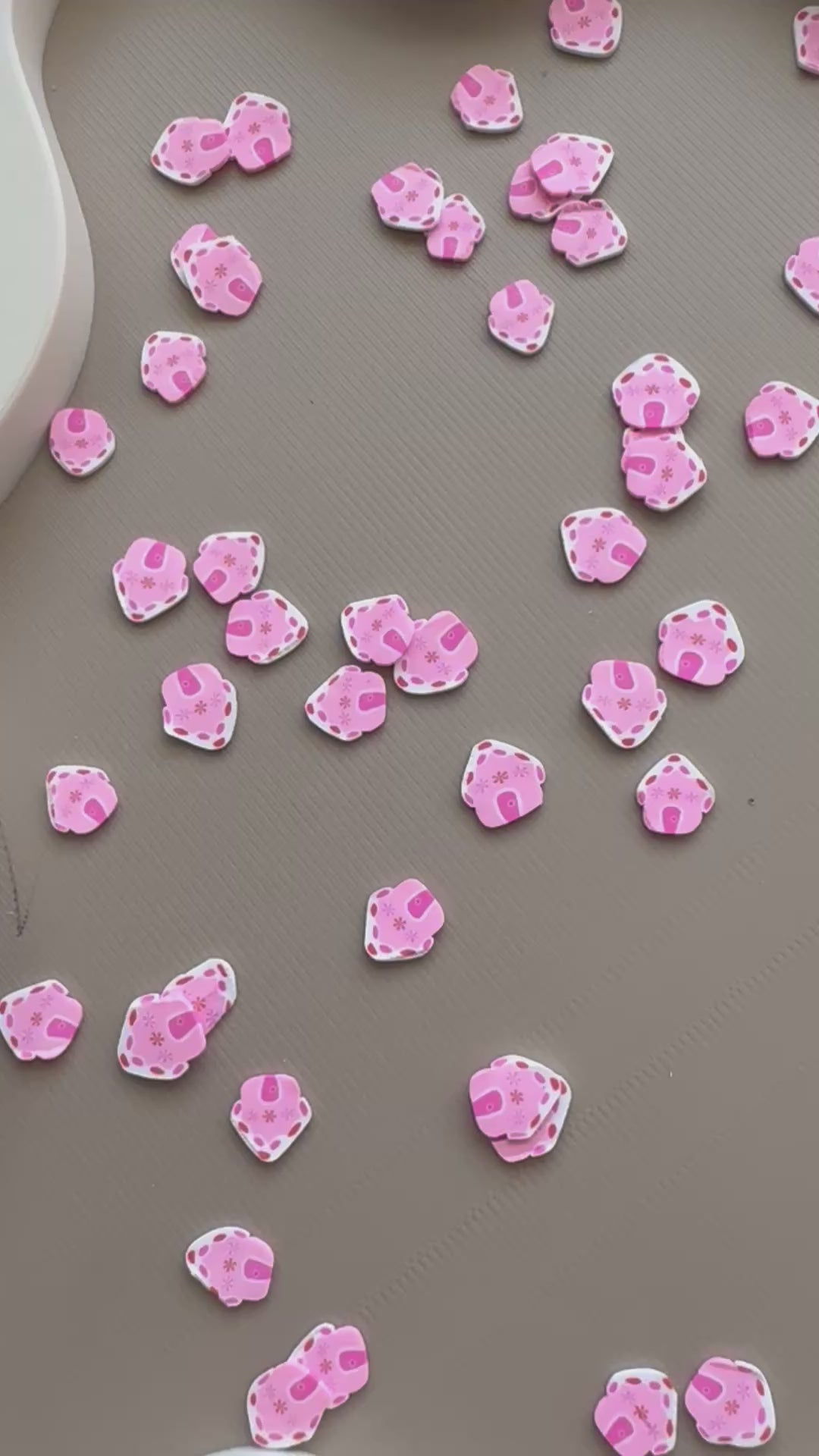 Pink Gingerbread House - Polymer Clay