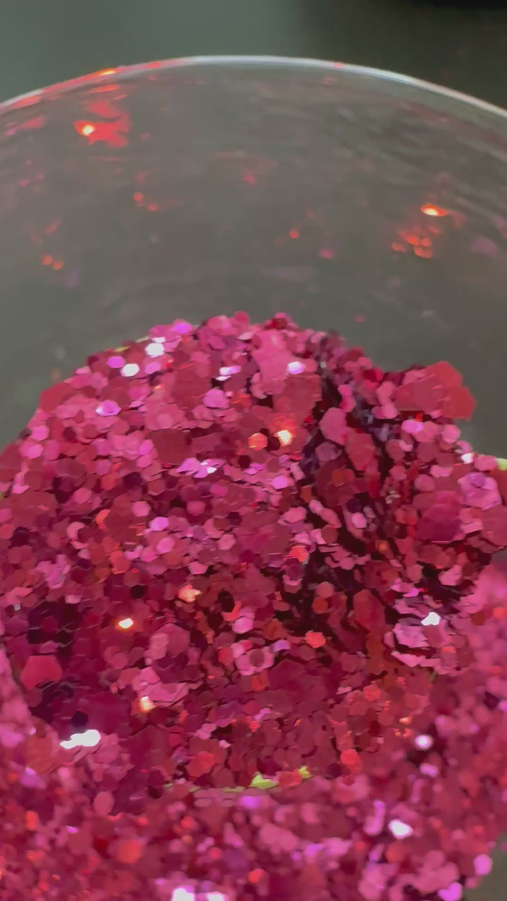 Cranberry Crush - Chunky Metallic