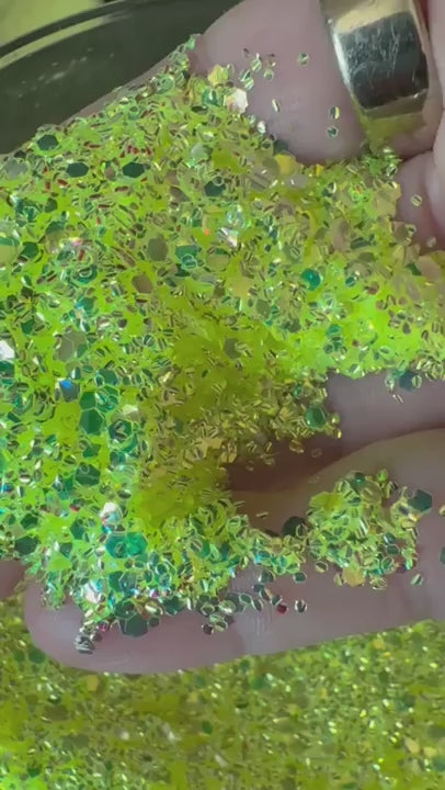 Electric Daisy - Chunky Bubble Glitter