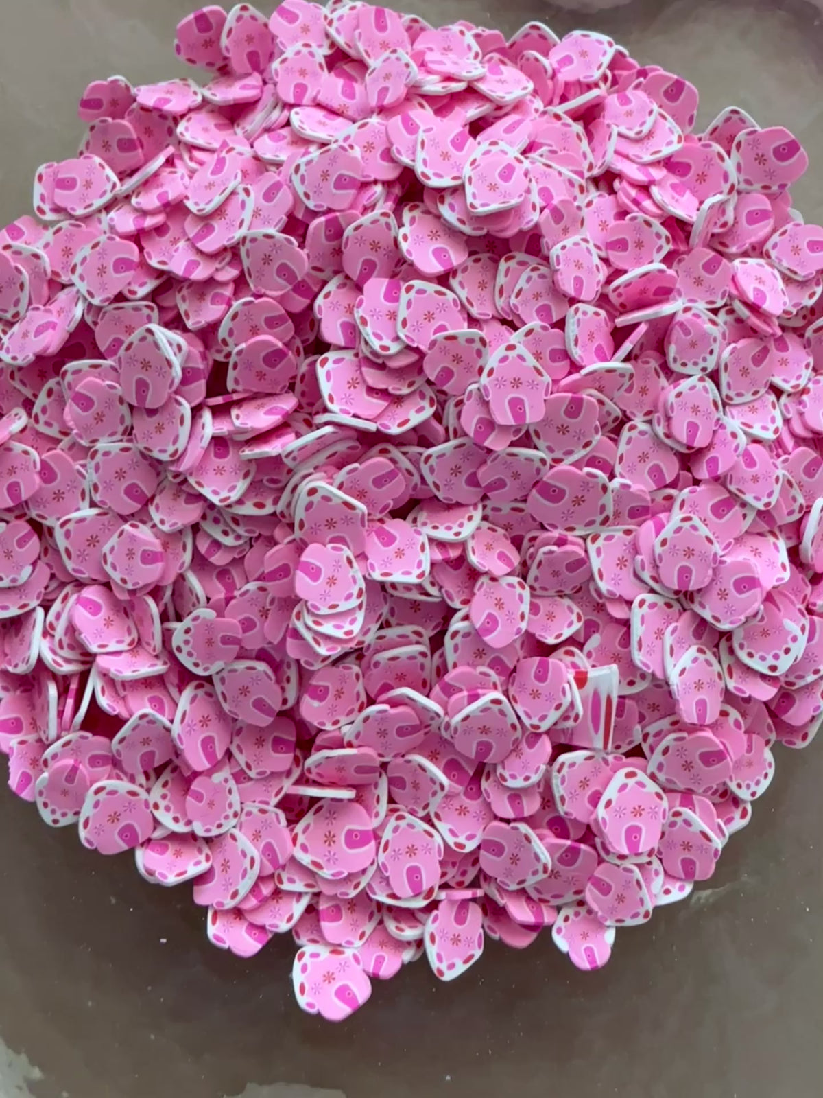Pink Gingerbread House - Polymer Clay