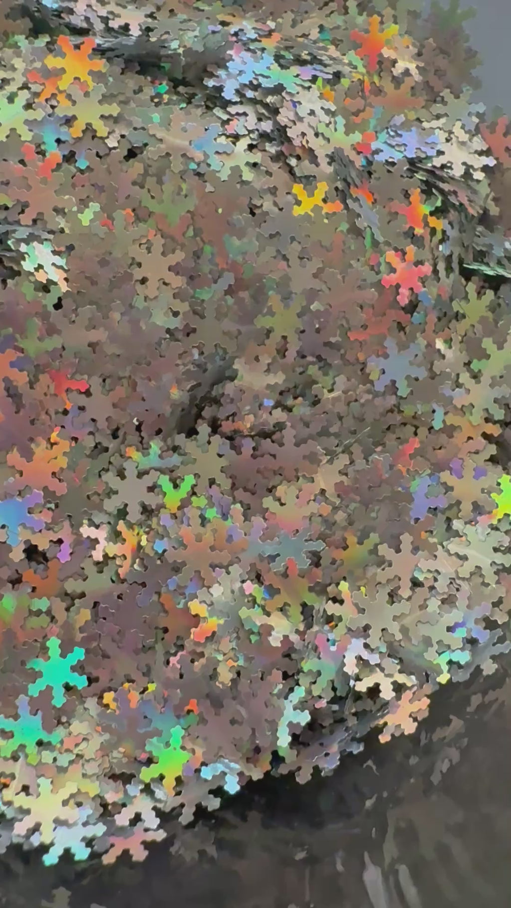 Holographic Snowflakes - Shape Glitter